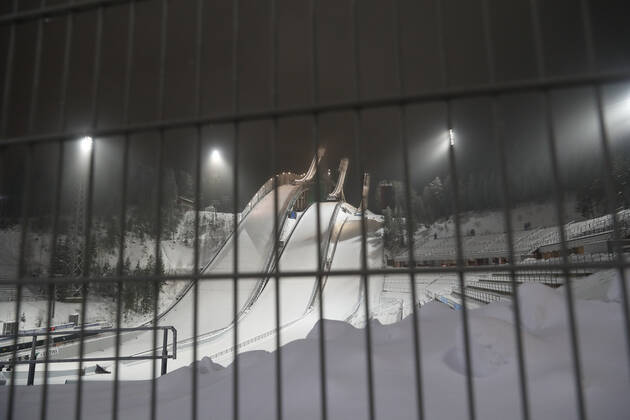 Ski jumping, Skispringen, Ski, nordisch FIS World Cup qualification cancelled due heavy wind at the Lahti Ski Stadium Lahti, Finland on January 22 2021 in Lahti, Finland. (Tomi Hänninen Newspix24) Copyright: xTomixHänninenx np24th221th23185545