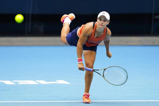 Tennis, Australia Open, Practice