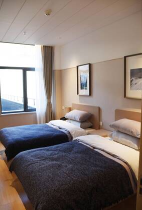 Beijing Winter Olympics A room in the athletes village for the 2022 Beijing Winter Olympics is pictured in Yanqing on the outskirts of the Chinese capital on Feb. 5, 2021. 