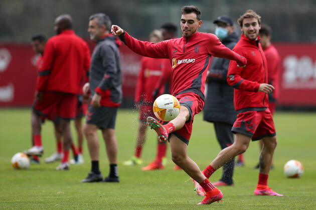 Football, EL, Sporting Braga, Training