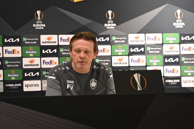 Football, EL, Royal Antwerp Press conference