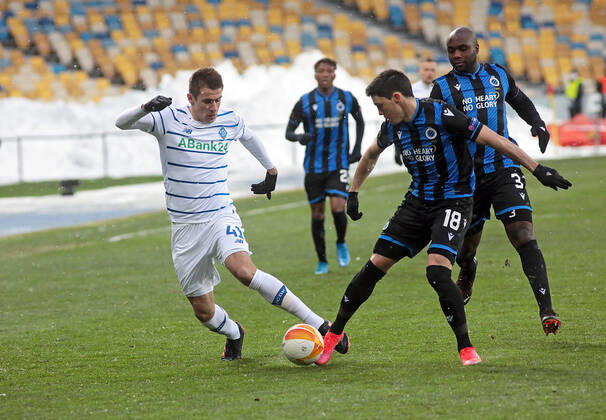 Football, EL, Dynamo Kiev - FC Brugge