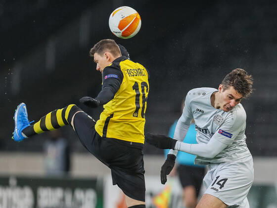 Football, EL, BSC Young Boys Bern - Bayer 04 Leverkusen