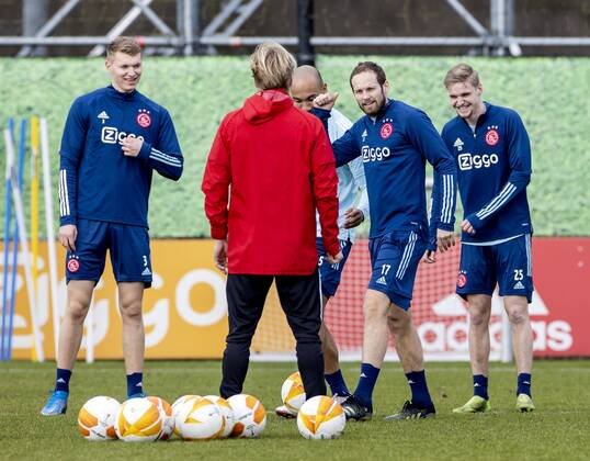 Football, EL, Ajax Amsterdam Training