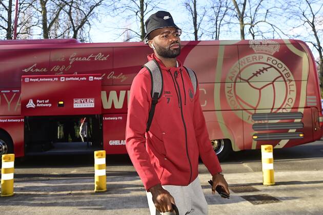 Football, EL, Royal Antwerp Departure to Glasgow