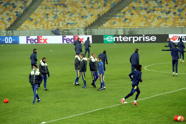 Football, EL, Maccabi Tel Aviv Training