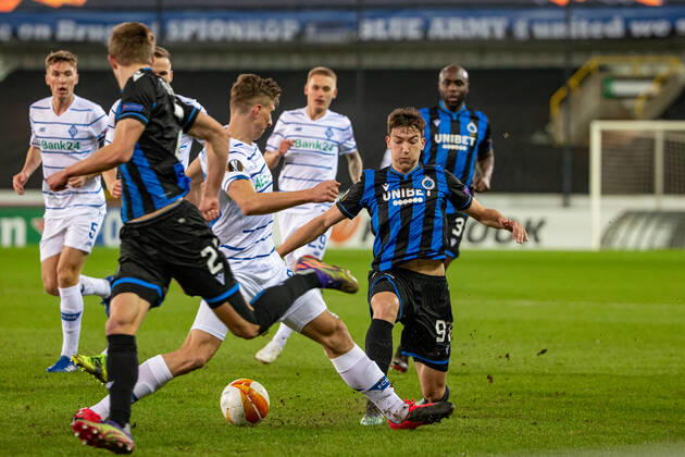 Football, EL, FC Brugge - Dynamo Kiev