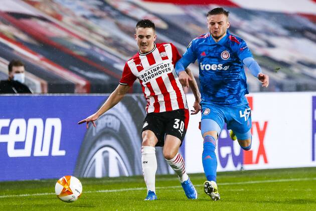 Football, EL, PSV Eindhoven - Olympiakos Piraeus