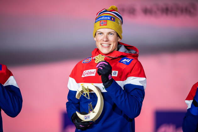Nordische Ski WM in Oberstdorf, Langlauf Sprint Herren, Siegerehrung