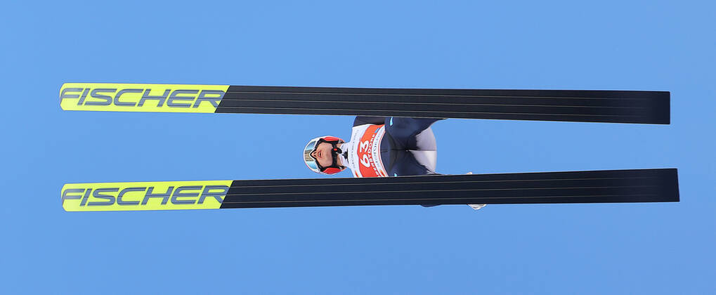 NORDIC SKIING - FIS Nordic World Ski Championships Oberstdorf 2021 OBERSTDORF,GERMANY,02.MAR.21 - NORDIC SKIING,NORDIC COMBINED Ski jumping, Skispringen, Ski, nordisch - FIS Nordic World Ski Championships, large hill, training, men. Image shows Eric Frenzel (GER). GEPAxpictures xThomasxBachun