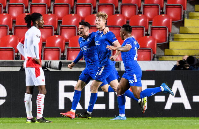Football, EL, Slavia Prague - Glasgow Rangers
