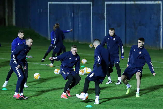 Football, EL, Dinamo Zagreb Training