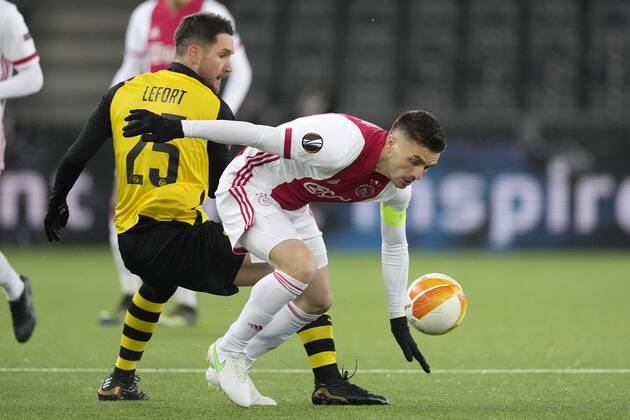 Football, EL, Young Boys Bern - Ajax Amsterdam