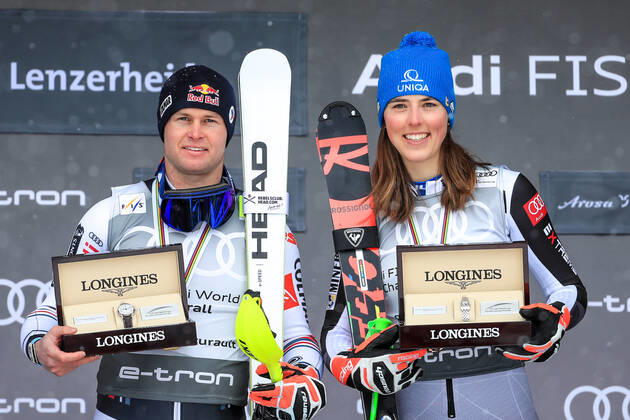 Ski Alpin, WC Lenzerheide, Siegerehrung