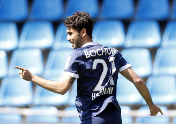 09 05 2021, Football season 2020 21 2 Bundesliga, 32 Matchday, VFL Bochum Jahn Regensburg 5 1 Gerrit HOLTMANN VFL is delighted with his goal to make it 3 1