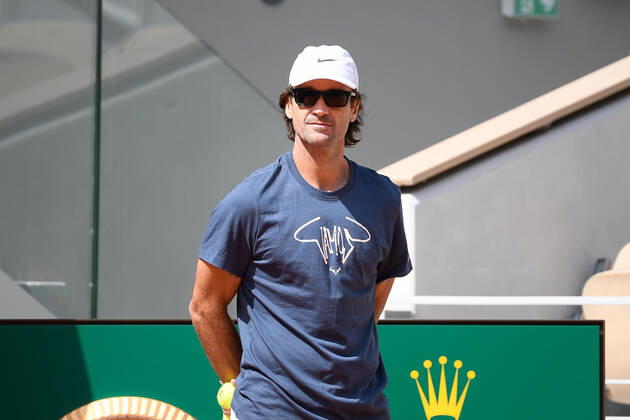 29 05 20121 Paris France, Tennis French Open Roland Garros 2021 v l , Coach Carlos Moya ESP Copyright: Foto:xHMBxMedia