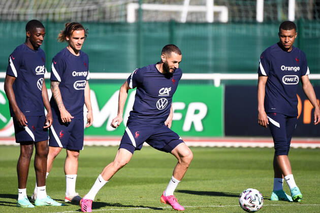 19 KARIM BENZEMA (FRA) FOOTBALL : Equipe de France - Entrainement - UEFA EURO, EM, Europameisterschaft,Fussball 2020 - 31 05 2021 AnthonyBIBARD FEP Panoramic