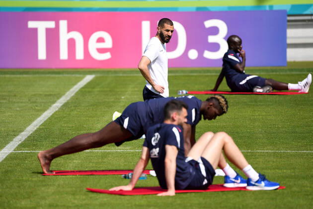 19 KARIM BENZEMA (FRA) FOOTBALL : Equipe de France - Entrainement - UEFA EURO, EM, Europameisterschaft,Fussball 2020 - 16 06 2021 AnthonyBIBARD FEP Panoramic