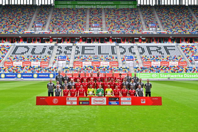Fußball, 2. BL, Fortuna Düsseldorf Porträttermin 2021 2022