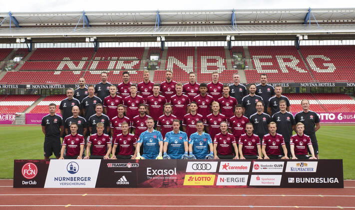 Fußball, 2. BL, 1. FC Nürnberg Porträttermin 2021 2022
