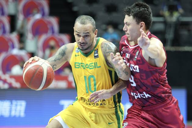 Basketball, Olympic Qualification, Brazil - Mexico
