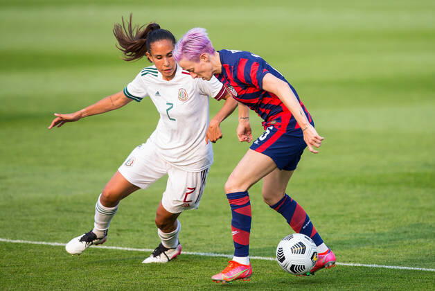 Football, Women, International, USA - Mexico
