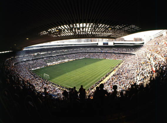 11 07 82 Italy Germany Spain, Madrid, 11 07 1982, Football, FIFA World Cup 1982 in Spain, Final, Italy FRG Germany DFB 3 1 Overview Estadio Santiago Bernabeu