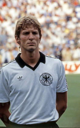 11 07 82 Italy Germany Spain, Madrid, 11 07 1982, Football, FIFA World Cup 1982 in Spain, Final, Italy FRG Germany DFB 3 1 Karlheinz Förster Germany