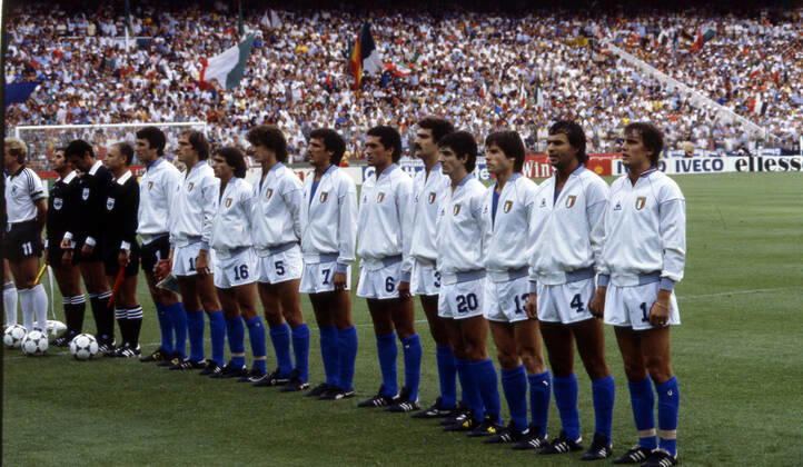 11 07 82 Italy Germany Spain, Madrid, 11 07 1982, Football, FIFA World Cup 1982 in Spain, Final, Italy FRG Germany DFB 3 1 Team Italy f l Dino Zoff, Francesco Graziani, Bruno Conti, Fulvio Collovati, Gaetano Scirea, Claudio Gentile, Giuseppe Bergomi, Paolo Rossi, Gabriele Oriali, Antonio Cabrini, Marco Tardelli