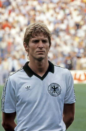 11 07 82 Italy Germany Spain, Madrid, 11 07 1982, Football, FIFA World Cup 1982 in Spain, Final, Italy FRG Germany DFB 3 1 Karlheinz Förster Germany