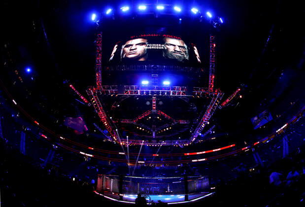 UFC 264, T-Mobile Arena, Las Vegas, Nevada, USA 10 7 2021 Dustin Poirier vs Conor McGregor A view of T-Mobile Arena ahead of the fight A view of T-Mobile Arena ahead of the fight 10 7 2021  Copyright: x INPHO TomxHoganx UFC264_515_Hoganphotos