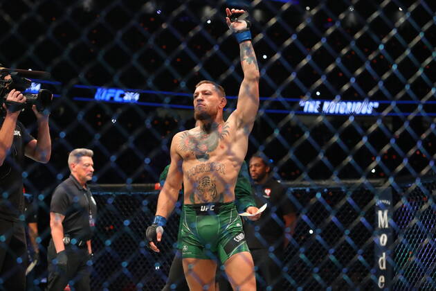 UFC 264, T-Mobile Arena, Las Vegas, Nevada, USA 10 7 2021 Dustin Poirier vs Conor McGregor Conor McGregor before the fight Conor McGregor before the fight 10 7 2021  Copyright: x INPHO TomxHoganx UFC264_518_Hoganphotos