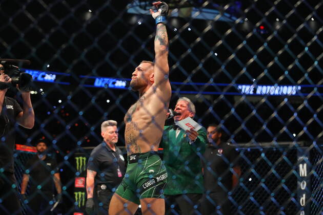 UFC 264, T-Mobile Arena, Las Vegas, Nevada, USA 10 7 2021 Dustin Poirier vs Conor McGregor Conor McGregor before the fight Conor McGregor before the fight 10 7 2021  Copyright: x INPHO TomxHoganx UFC264_519_Hoganphotos