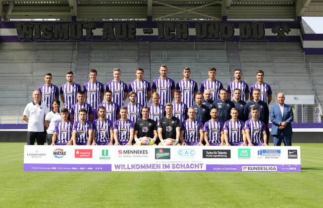 Fußball, 2. BL, FC Erzgebirge Aue Porträttermin 2021 2022