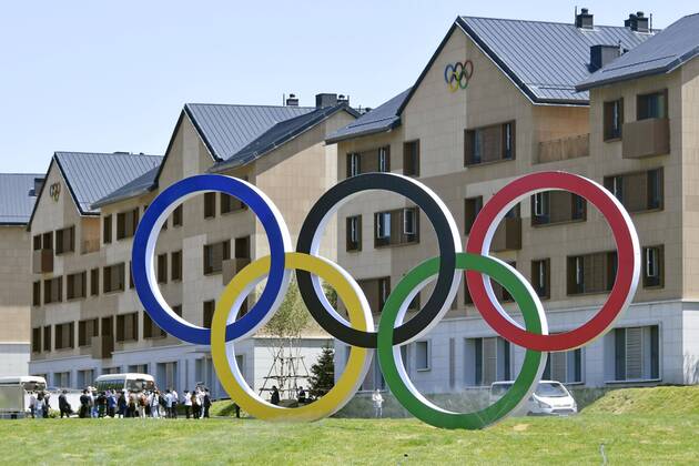 Olympia 2022 in Peking, Eindrücke aus dem Olympischen Dorf