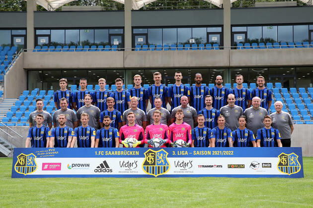 Fußball, 3. Liga, 1. FC Saarbrücken Porträttermin 2021 2022