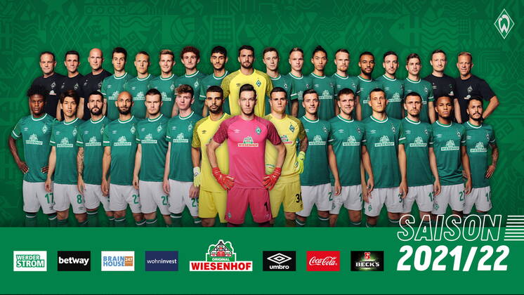 Fußball, 2. BL, Werder Bremen Porträttermin 2021 2022
