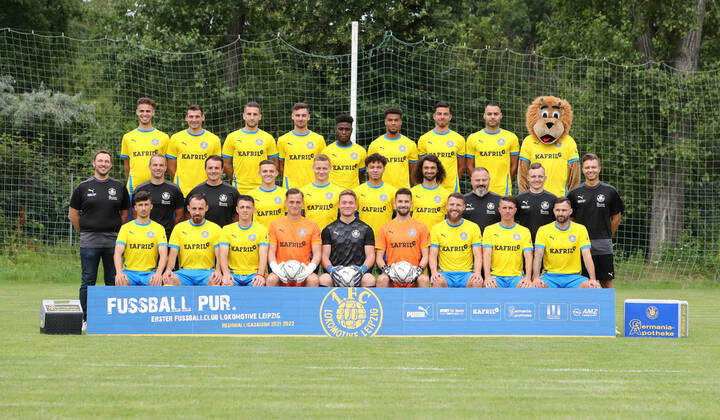 Fußball, RL Nordost, Lok Leipzig Porträttermin 2021 2022