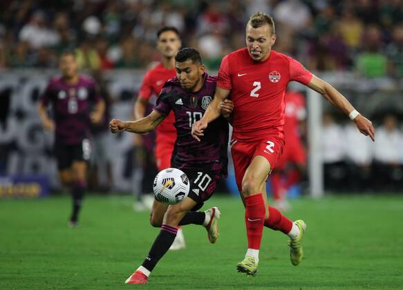 Football, CONCACAF Gold Cup, Mexico - Qatar