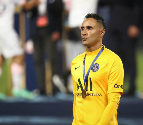 French Super Cup 2021 (Trophee Des Champions) - PSG Vs Lille keylor navas during the French Champions Trophy (Trophee des Champions) final football match between Paris Saint-Germain (PSG) and Lille (LOSC) at the Bloomfield Stadium in Tel Aviv, Israel, on August 1, 2021. Tel Aviv Israel jebarah-notitle210801_np7sO Copyright: xRaddadxJebarahx
