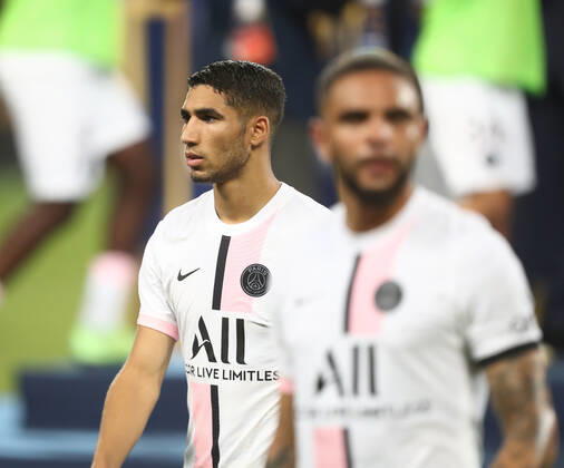 French Super Cup 2021 (Trophee Des Champions) - PSG Vs Lille achraf hakimi during the French Champions Trophy (Trophee des Champions) final football match between Paris Saint-Germain (PSG) and Lille (LOSC) at the Bloomfield Stadium in Tel Aviv, Israel, on August 1, 2021. Tel Aviv Israel jebarah-notitle210801_np9wa Copyright: xRaddadxJebarahx