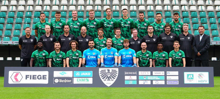 Fußball, RL West, Preußen Münster Porträttermin 2021 2022