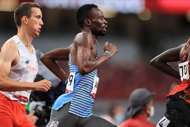 Athletics, Nijel Amos from Botswana has tested positive for doping, archive images
