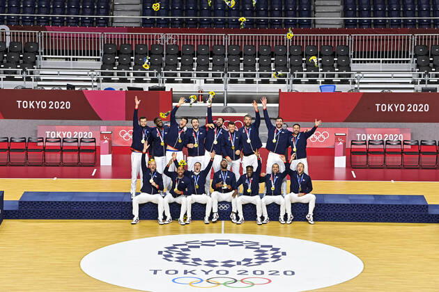 Tokio 2020 im Jahr 2021, Handball, Herren, Siegerehrung