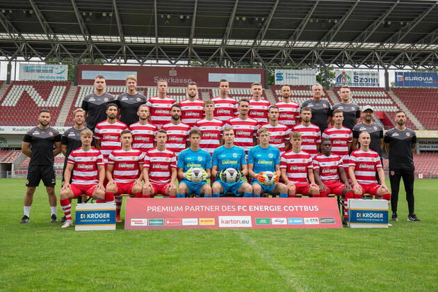 Fußball, RL Nordost, FC Energie Cottbus Porträttermin 2021 2022