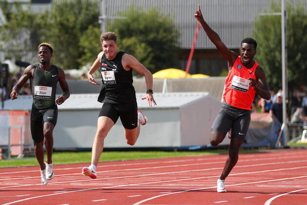 Athletics, Lucas Ansah-Peprah fastest German ever over 100m