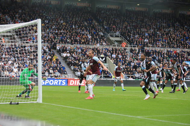 Fußball Premier League Newcastle United v West Ham United 15. August 2021 Premier League Newcastle United v West Ham United Jacob Murphy von Newcastle United R erzielt das zweite Tor Foto Simon Stacpoole Abseits Newcastle upon Tyne UK Copyright: xSimonxStacpoolexOffside