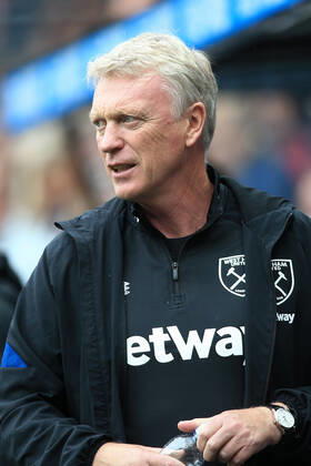 Fußball Premier League Newcastle United gegen West Ham United 15. August 2021 Premier League Newcastle United gegen West Ham United West Ham United Manager David Moyes Foto Simon Stacpoole Abseits Newcastle upon Tyne UK Copyright: xSimonxStacpoolexOffside