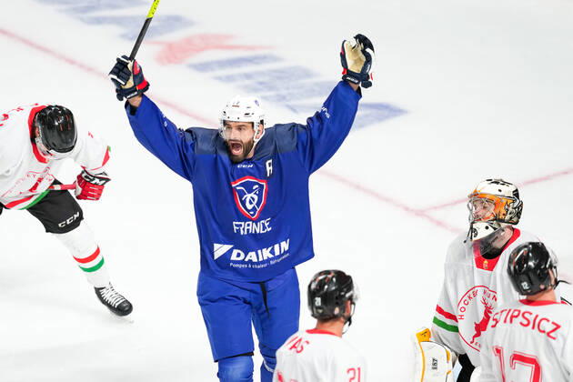 Eishockey, Olympia Quali für Peking 2022, Frankreich - Ungarn