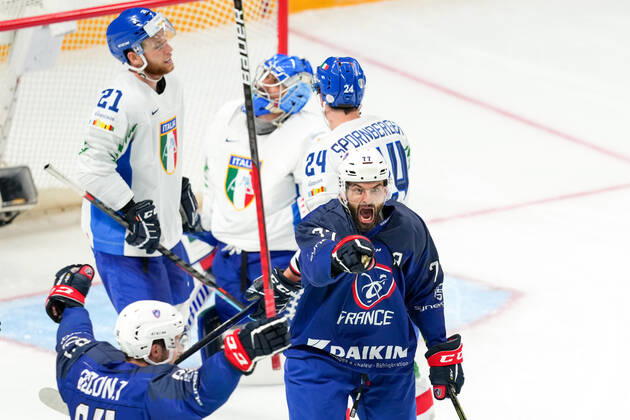 Eishockey, Olympia Quali für Peking 2022, Frankreich - Italien